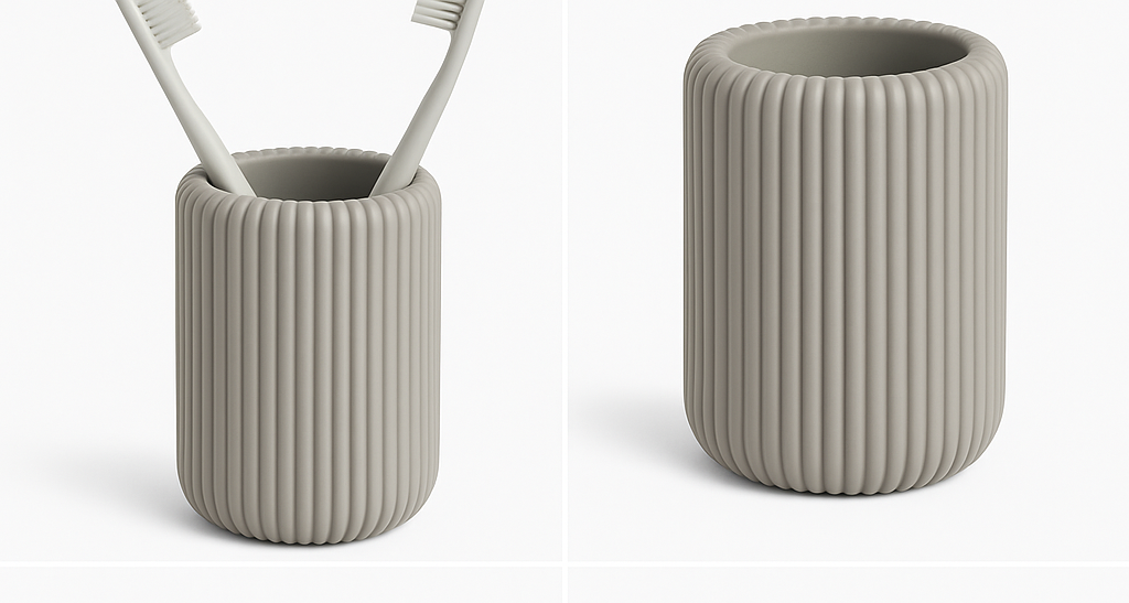 Kelímek na příslušenství do koupelny